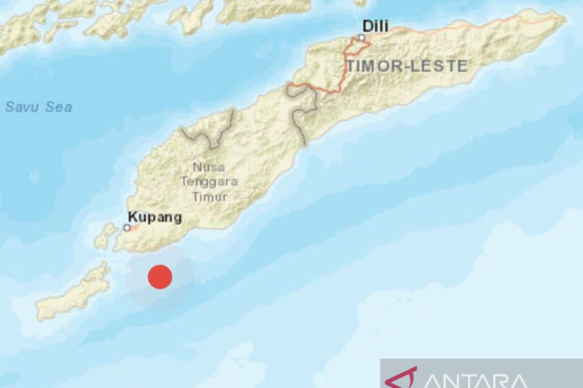 Gempa Magnitudo 5 5 Guncang Kota Kupang Antara News