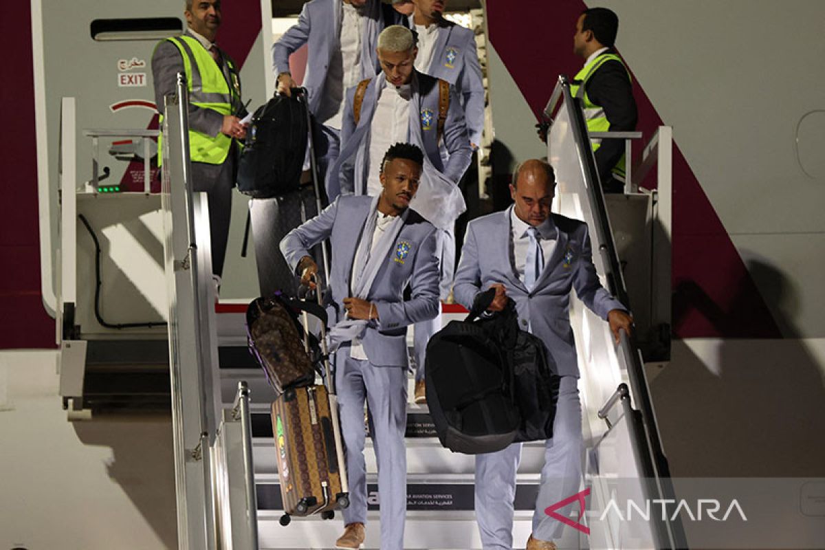 Brazil tim terakhir tiba di Qatar