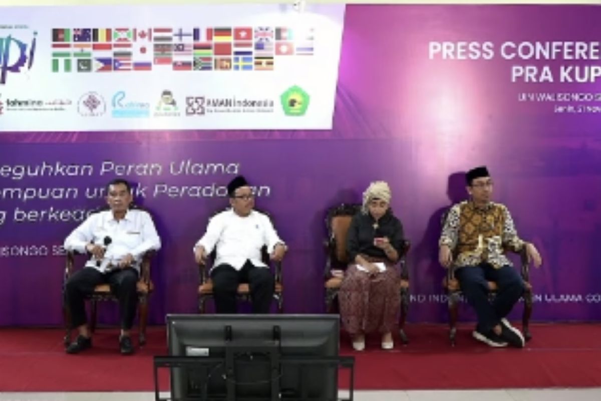 Kongres Ulama Perempuan Indonesia diikuti 20 negara