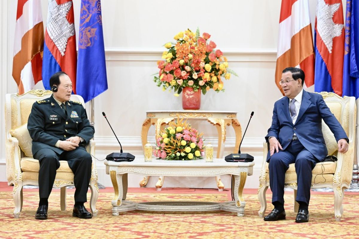 PM Kamboja bertemu dengan menhan China