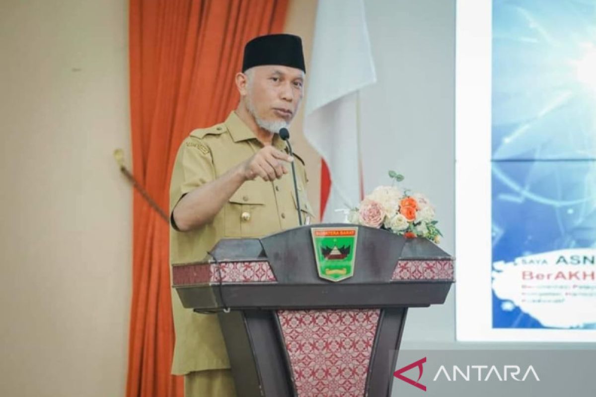 Gubernur Sumbar sampaikan bela sungkawa musibah gempa Cianjur