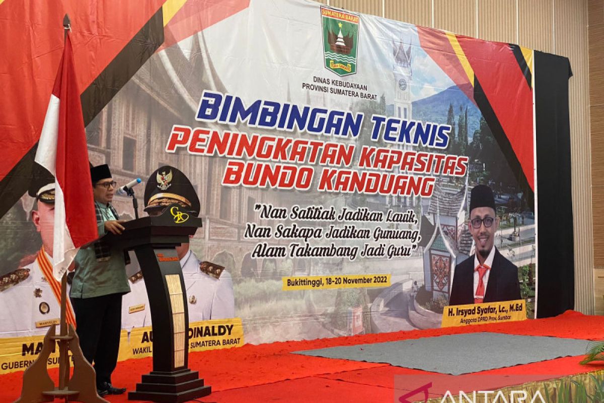 Bimbingan teknis dalam upaya penguatan kapasitas Bundo Kanduang