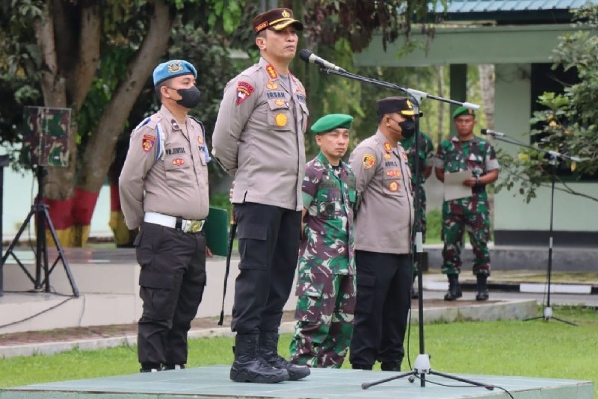 Kapolresta Deliserdang: Sinergitas TNI-Polri jadi teladan baik bagi warga