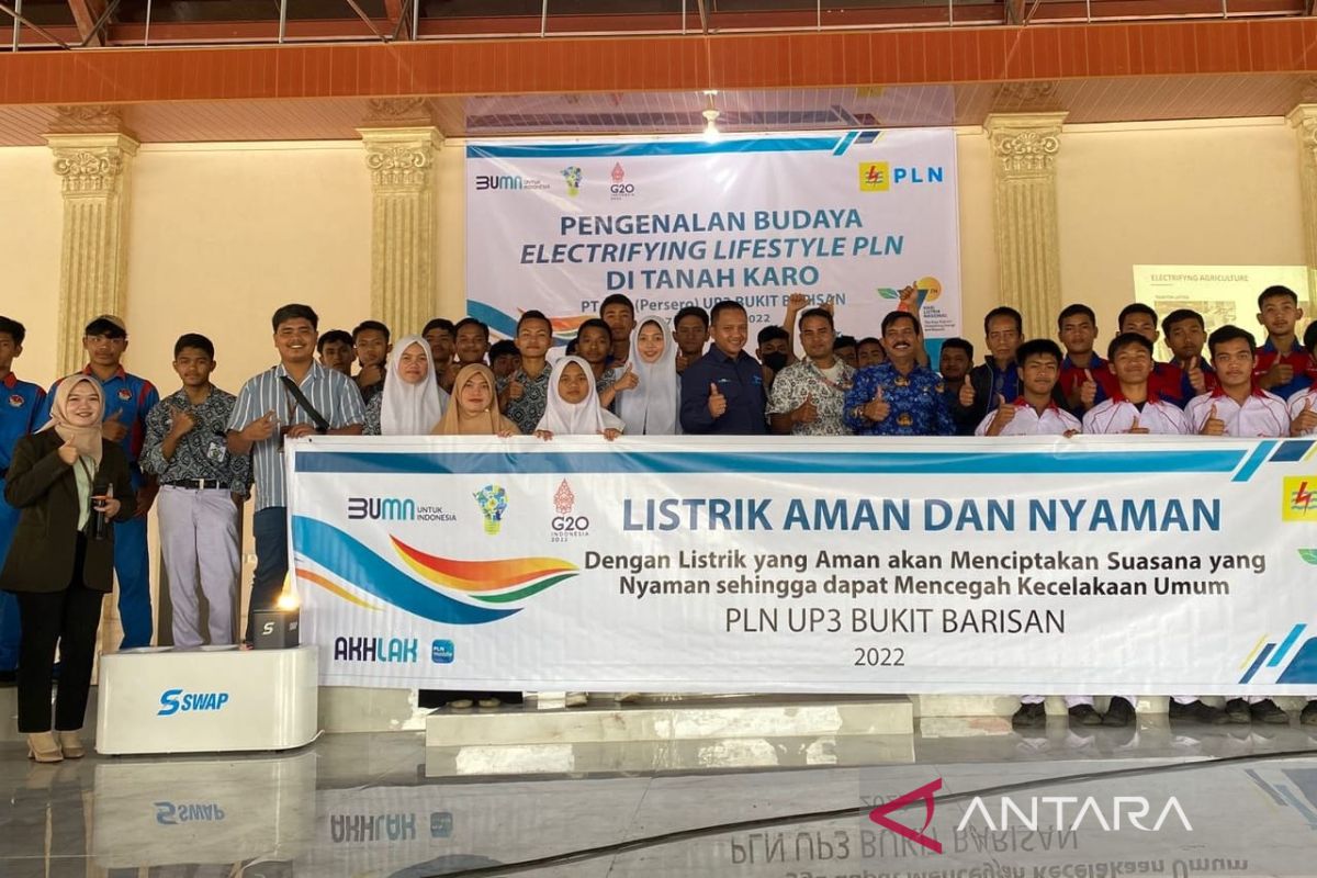 PLN UP3 Bukit Barisan gelar sosialisasi keselamatan ketenagalistrikan