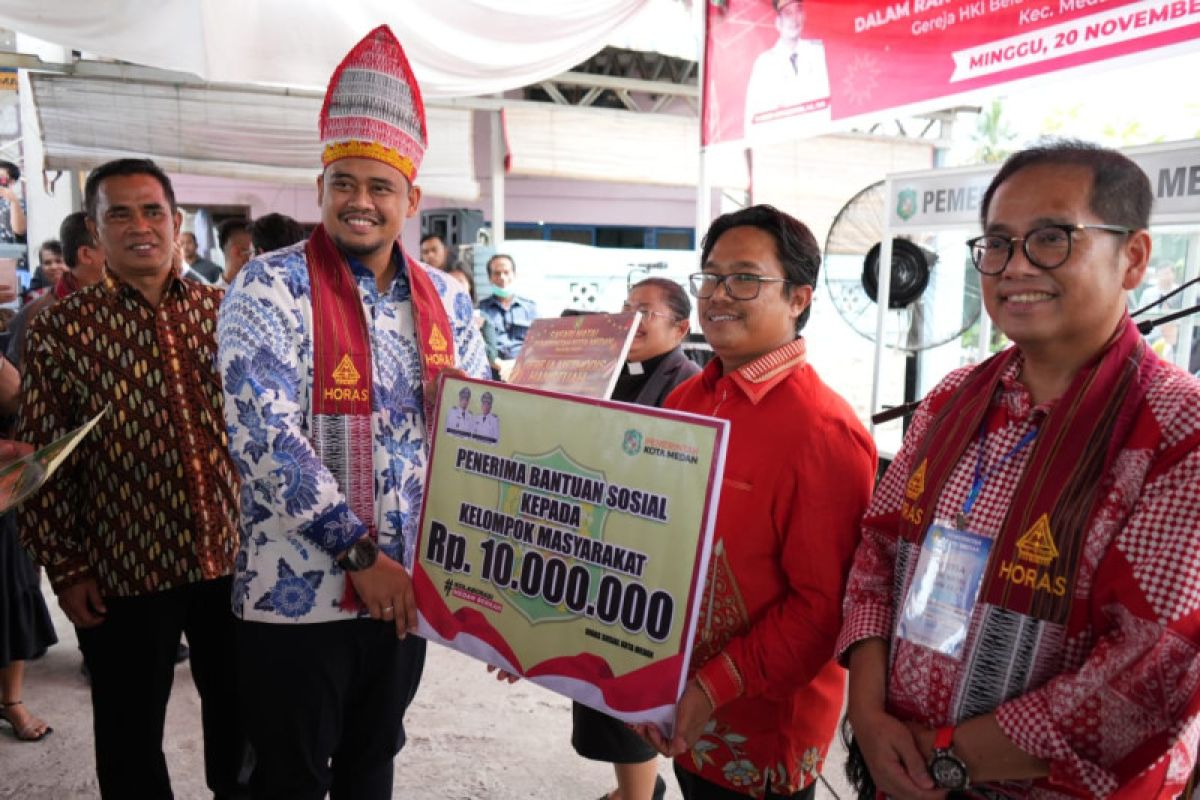 Wali Kota Medan apresiasi  jemaat gereja rukun di tengah warga Muslim