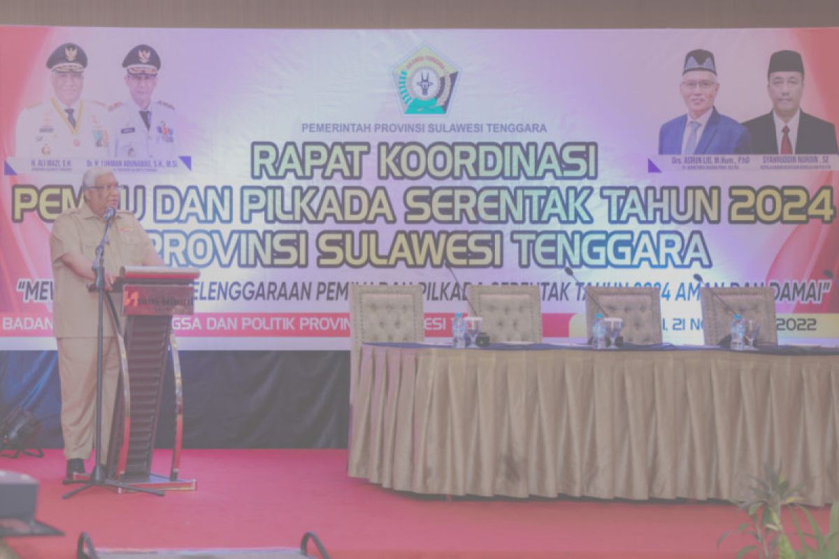 Gubernur Sultra: Sinergitas dan keharmonisan kunci wujudkan Pemilu berkualitas