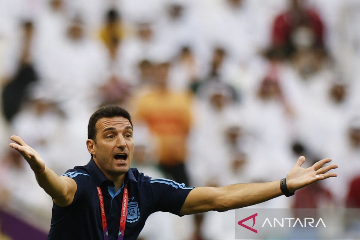 Piala Dunia 2022 - Pelatih Argentina minta skuatnya bangkit dan lupakan kekalahan lawan Arab Saudi