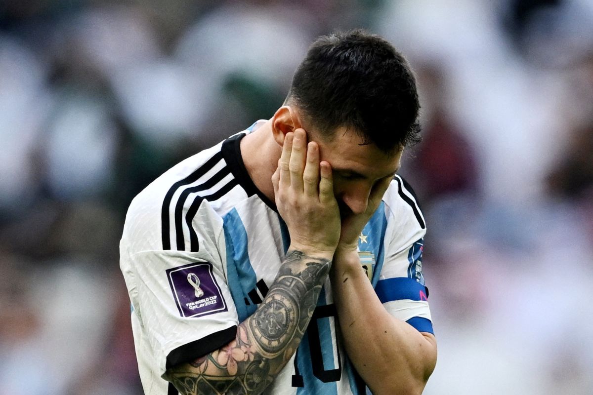 Kalah lawan Arab Saudi, Messi: Ini pukulan yang berat sekali