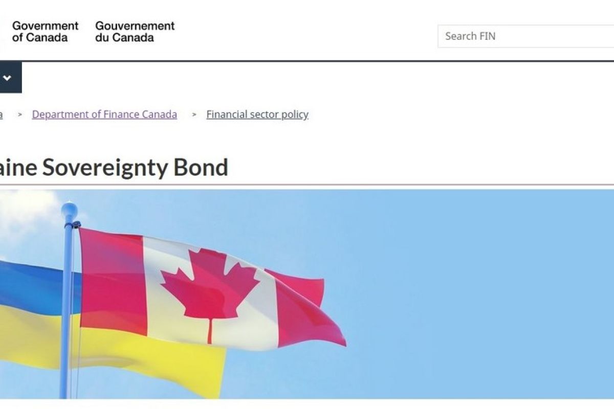 Pemerintah Kanada terbitkan obligasi Ukraina senilai 500 juta dolar