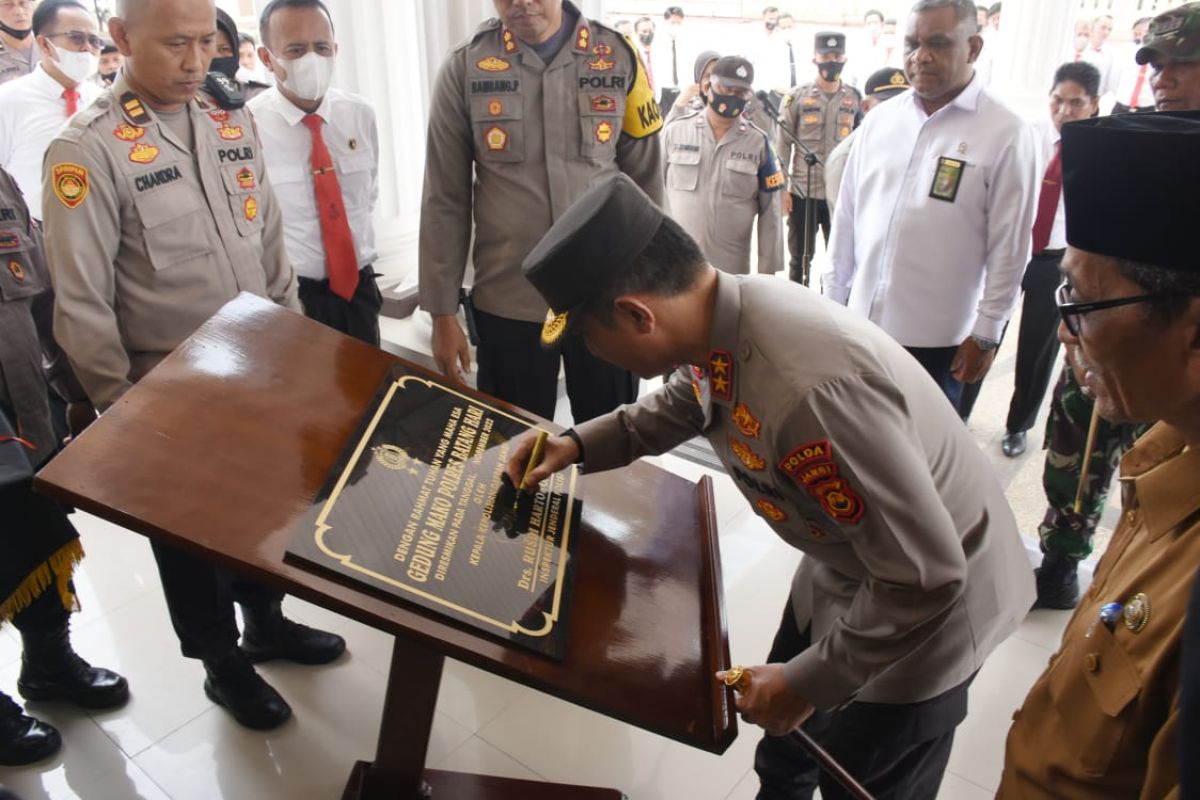 Kapolda Jambi resmikan gedung Mapolres Batanghari