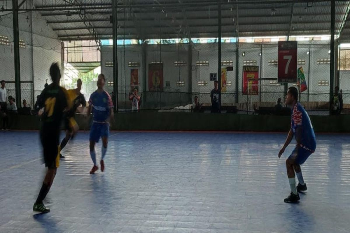 Tim futsal PWI Kalteng menang telak atas Bengkulu di Porwanas