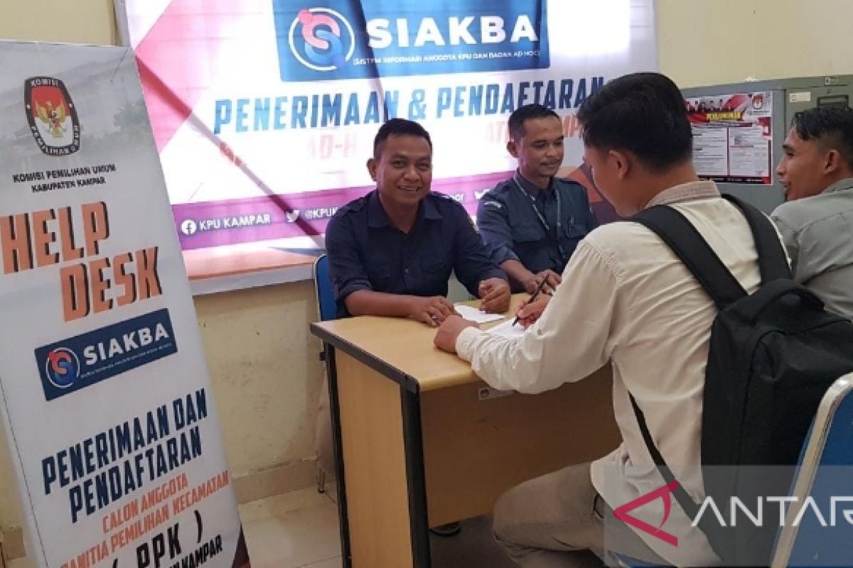 Hari ketiga, 449 orang melamar jadi PPK di Kampar