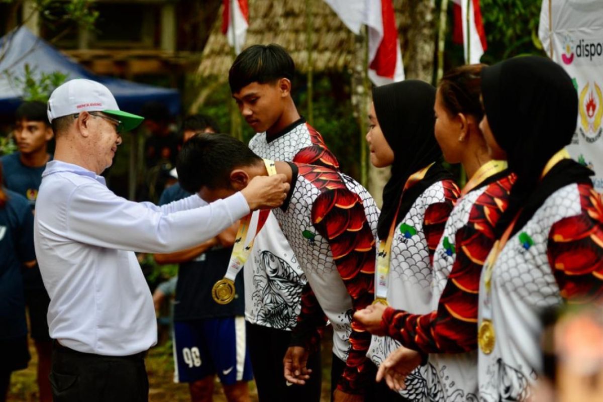 Tim Arung Jeram Kapuas Hulu raih tiga medali emas pada eksibisi Porprov Kalbar