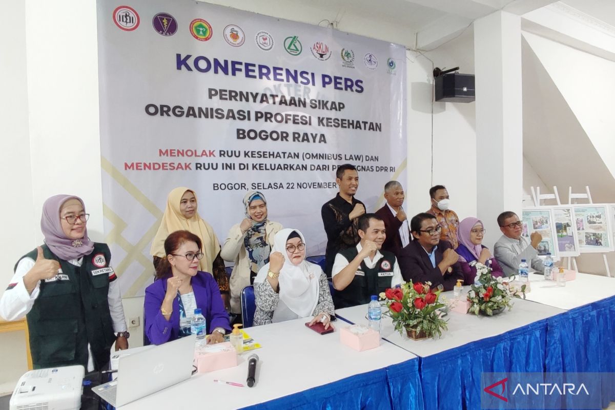11 organisasi profesi medis di Bogor tolak RUU Omnibus Law Kesehatan