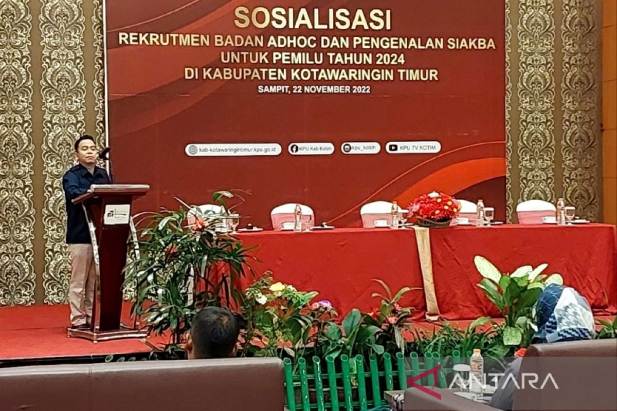 KPU Kotim antisipasi minimnya pendaftar Badan Ad Hoc