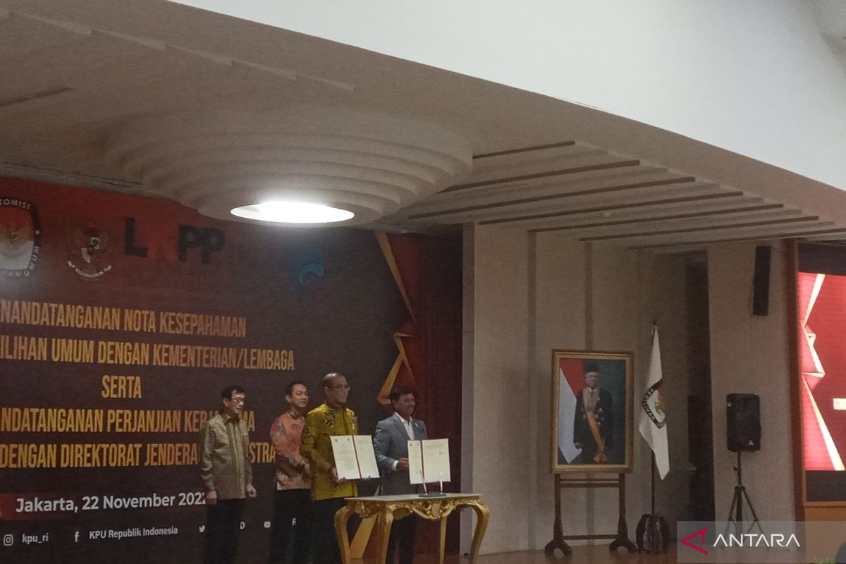 KPU dan Kemenkominfo kerja sama layanan informasi Pemilu 2024