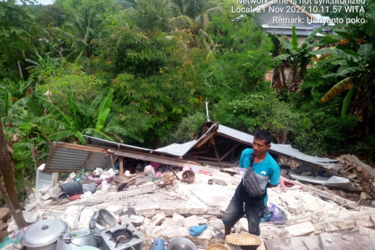 30 rumah rusak akibat gempa di Kabupaten Kupang