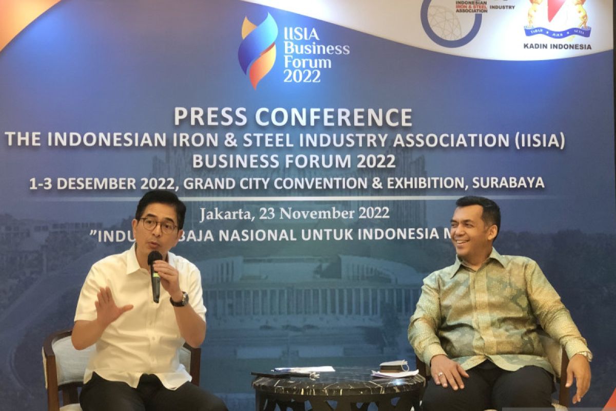 Industri baja nasional siap gelar Forum Bisnis 2022