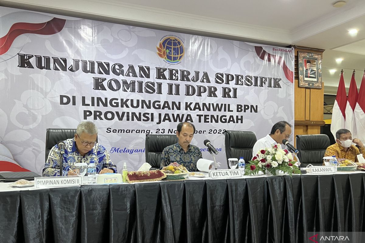 DPR RI apresiasi BPN Jateng terkait pembebasan lahan proyek strategis nasional