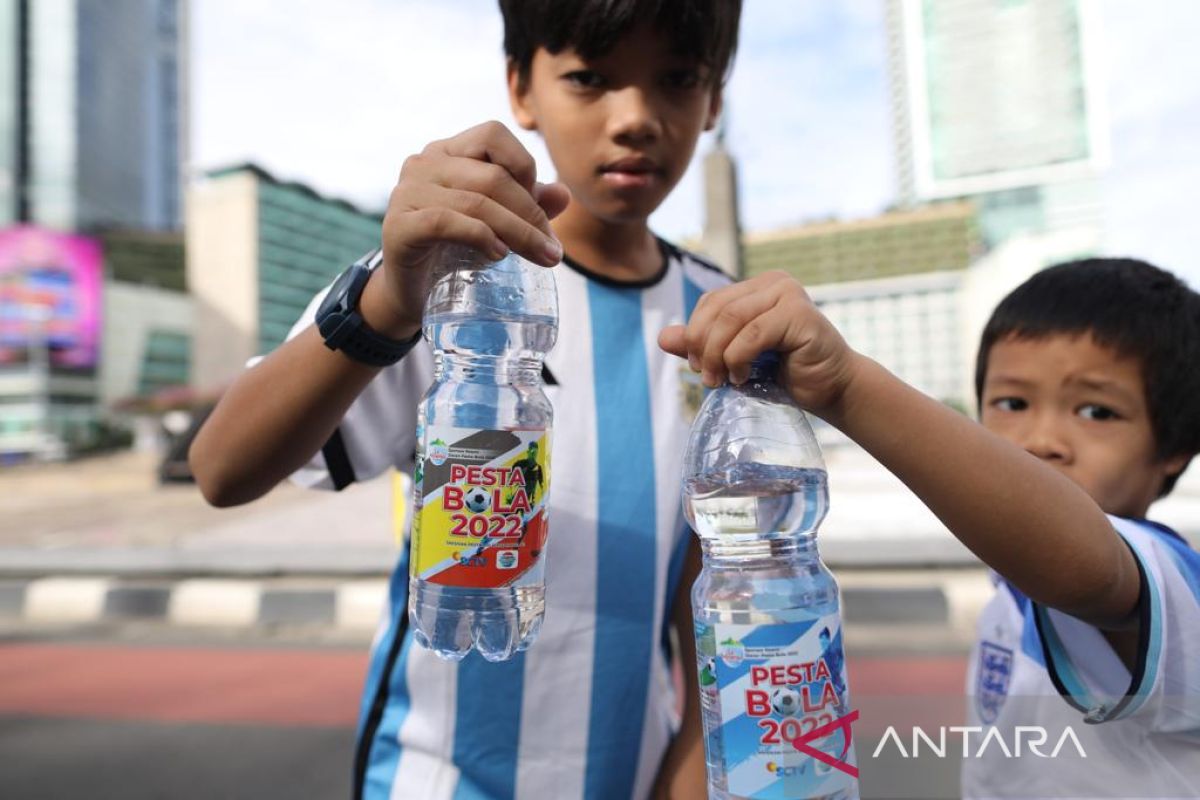 Perusahaan air rayakan Piala Dunia 2022 dengan kemasan spesial