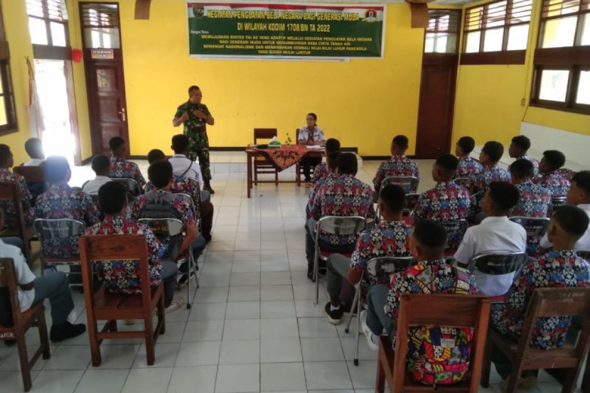 Kodim Biak Numfor beri pemahaman tentang ideologi Pancasila