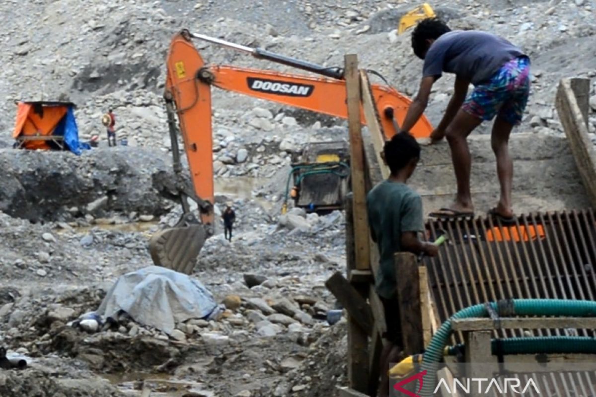 46 orang ditangkap dalam operasi penambangan Ilegal di Manokwari