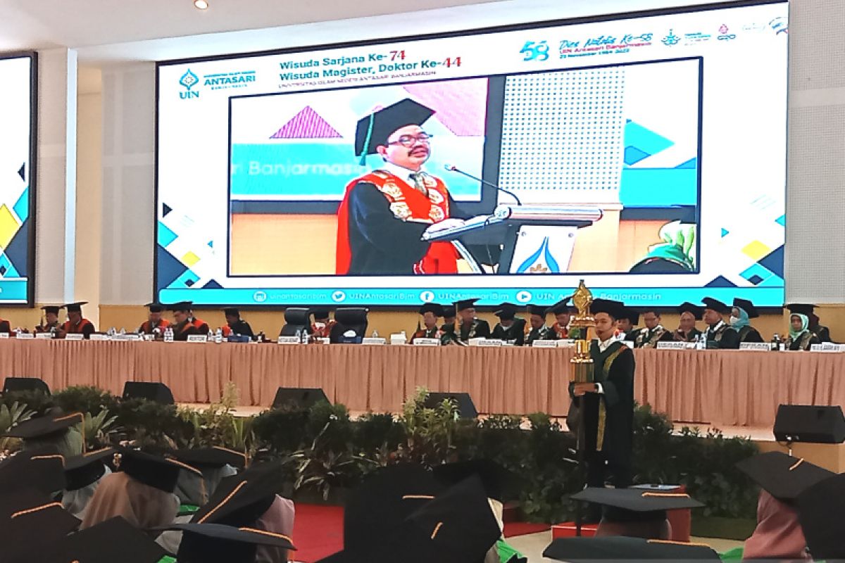 UIN Antasari Banjarmasin wisuda 1.072 sarjana saat Dies Natalis ke-58