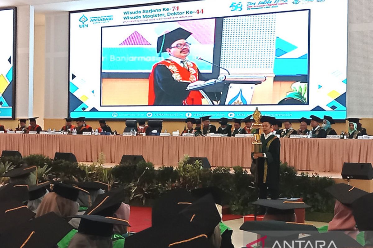 UIN Antasari Banjarmasin wisuda  800 sarjana saat Dies Natalis ke-58