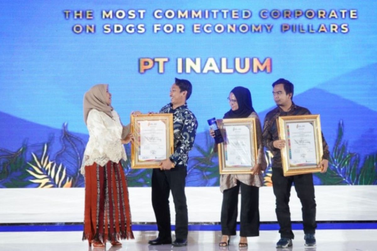 Inalum raih 5 kategori penghargaan CSR di Indonesia Sustainable Development Awards 2022