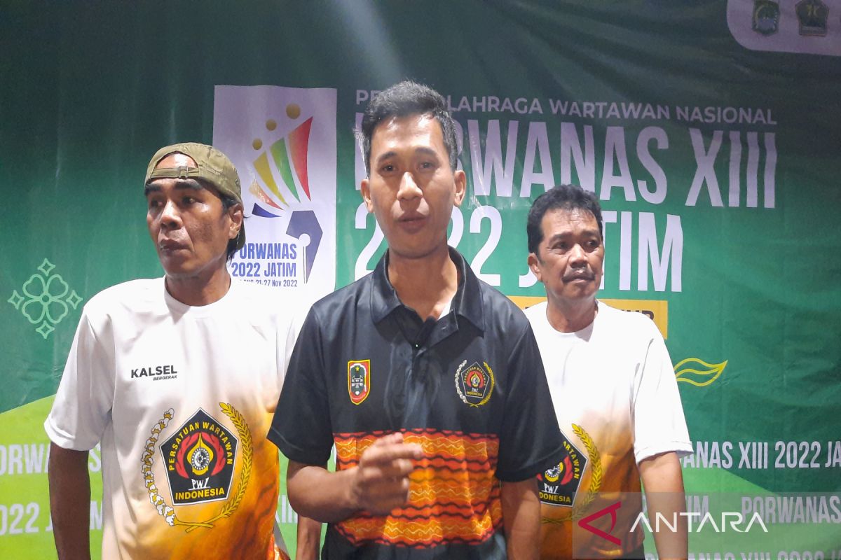 Dua perak awal manis kontingen PWI Kalsel di Porwanas 2022