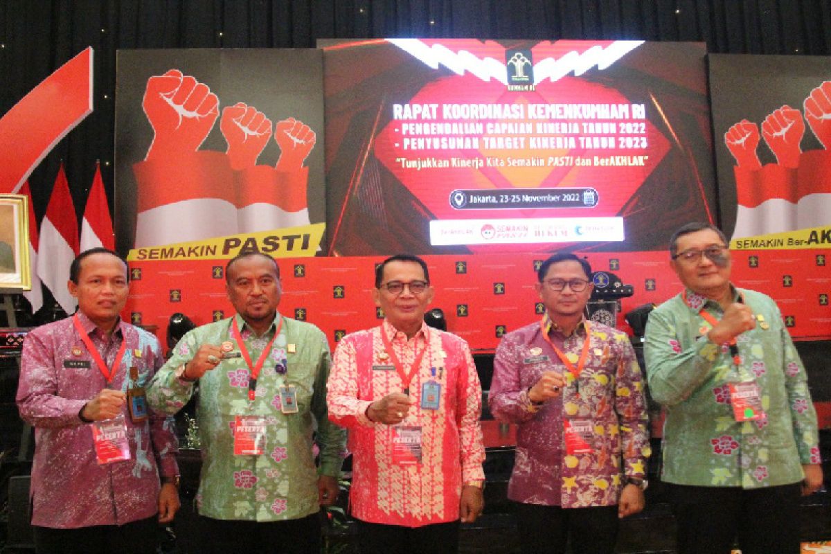 Pimpinan tinggi Kemenkumham Jateng ikuti Rakor evaluasi kerja di Jakarta
