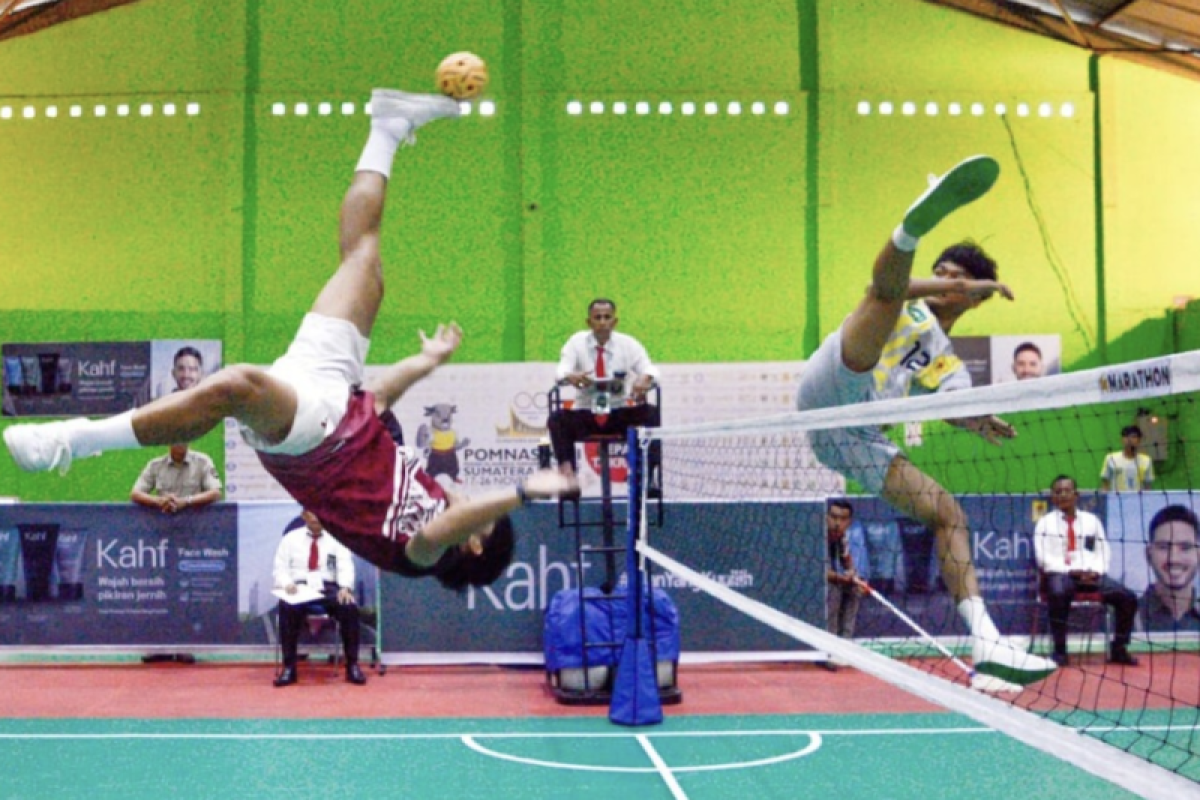 Atlet Gorontalo raih medali emas sepak takraw Pomnas 2022