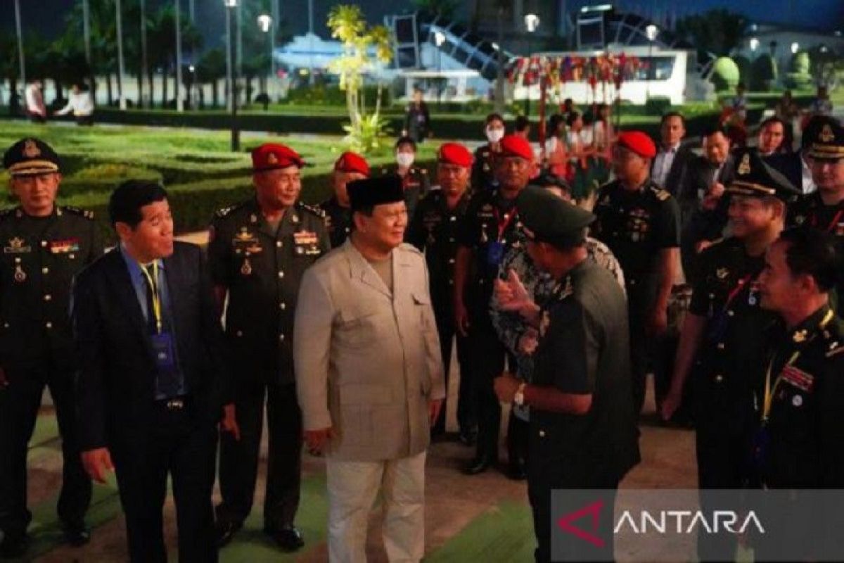 Prabowo dapat pekik salam komando dari Kopassus Kamboja
