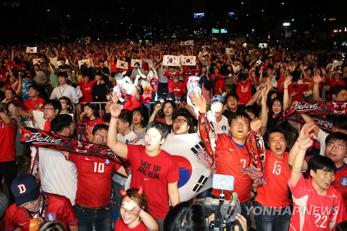 600 polisi disiapkan cegah kepadatan suporter timnas Korsel di Seoul