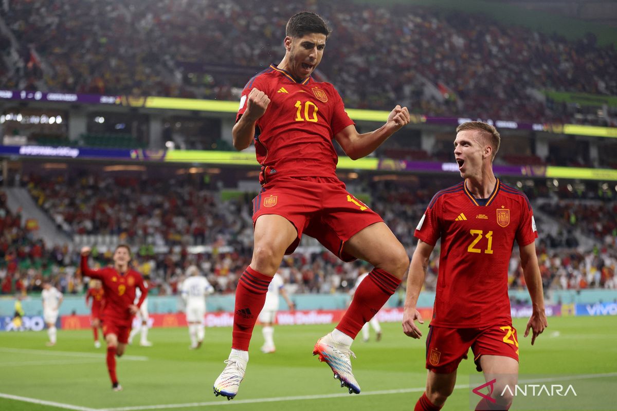 Spanyol sarangkan 7 gol tanpa balas ke Kosta Rika