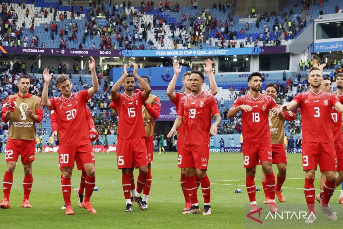 Bek timnas Swiss optimistis Brazil bisa dikalahkan