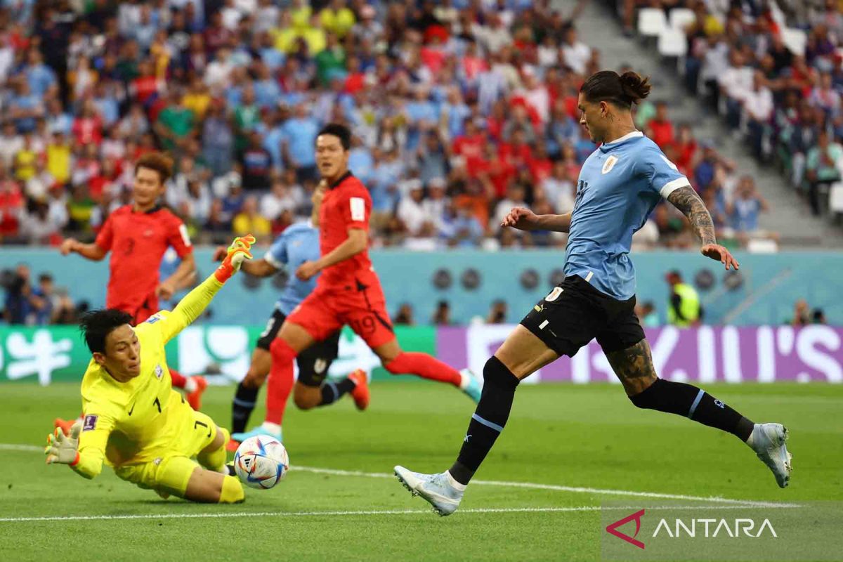 Piala Dunia 2022: Laga Uruguay vs Korea Selatan berakhir imbang tanpa gol