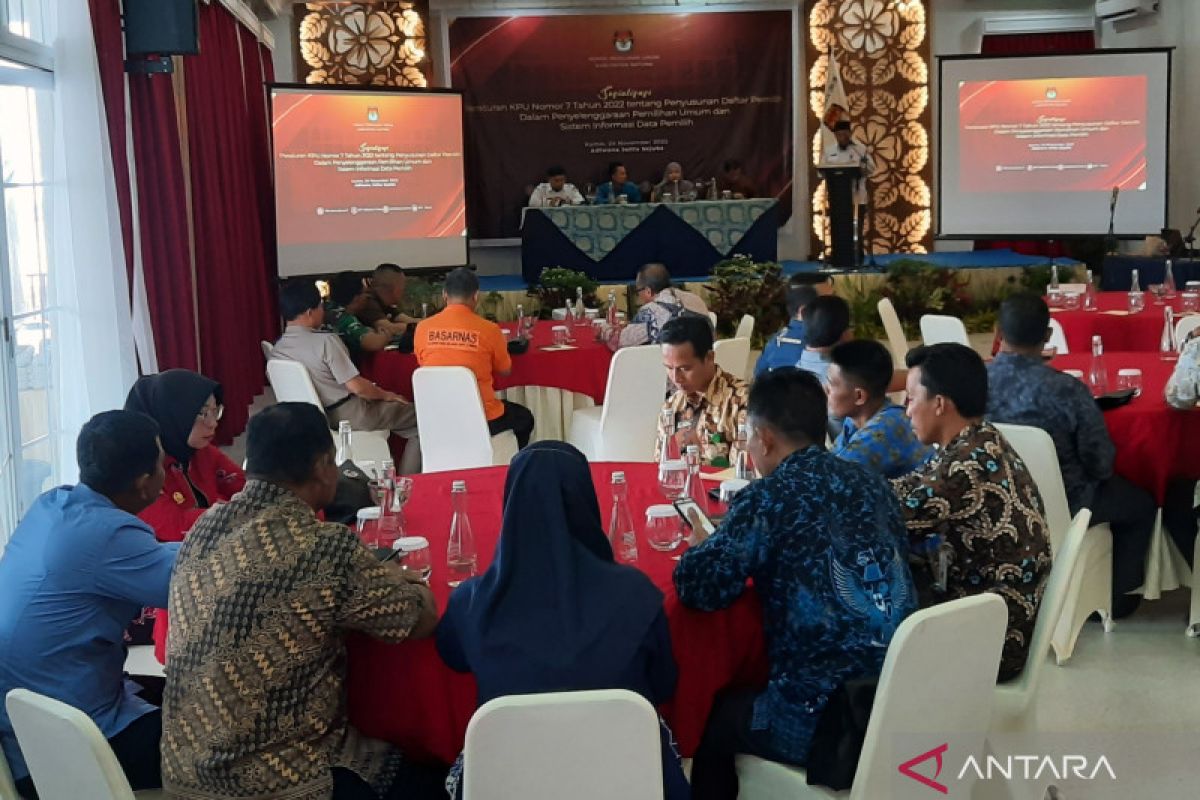 KPU Natuna sosialisasi penyusunan daftar pemilih pemilu