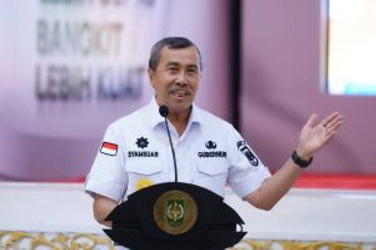 Gubernur Riau Syamsuar minta masyarakat segera vaksin booster
