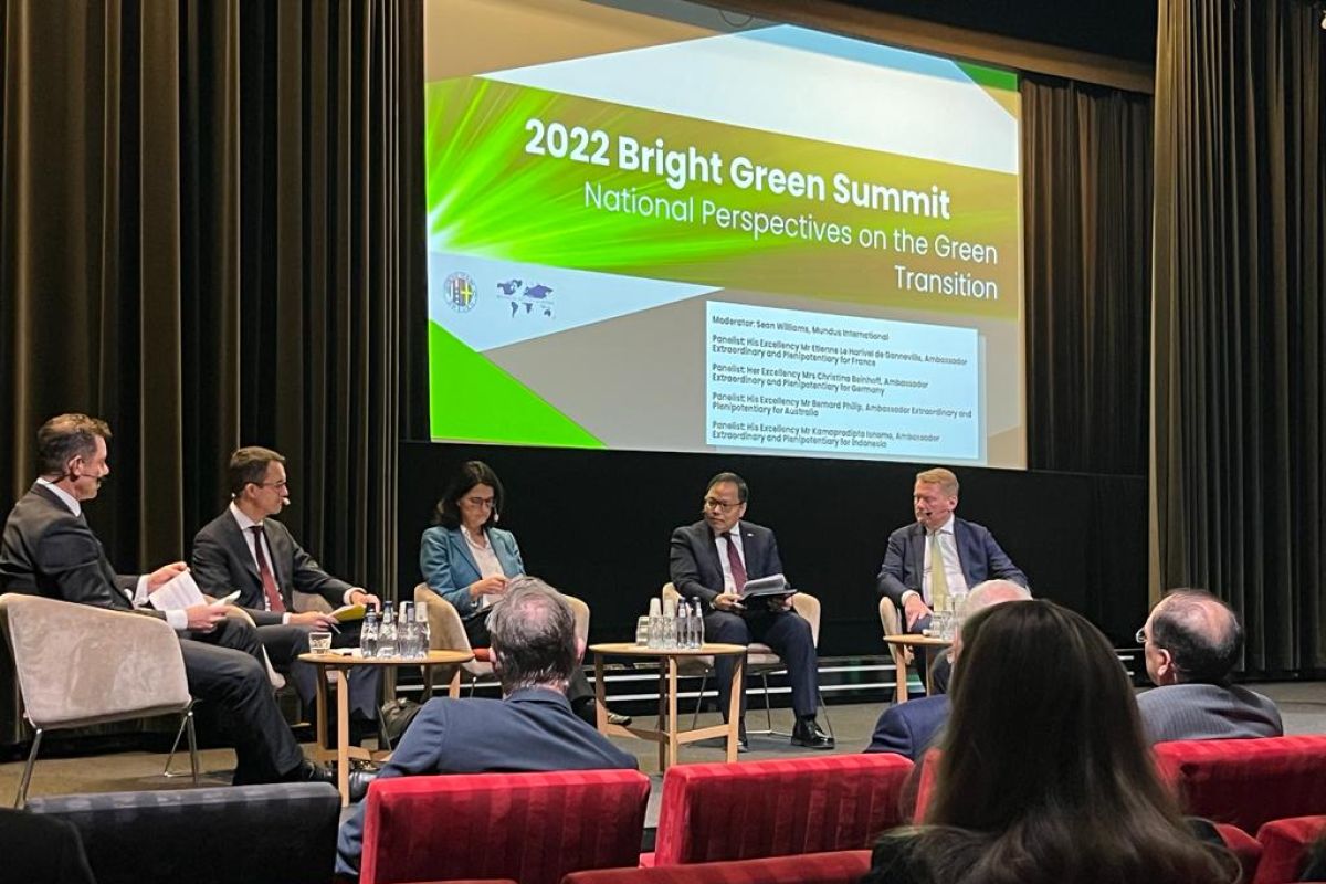 Indonesia perkuat komitmen isu perubahan iklim di Bright Green Summit