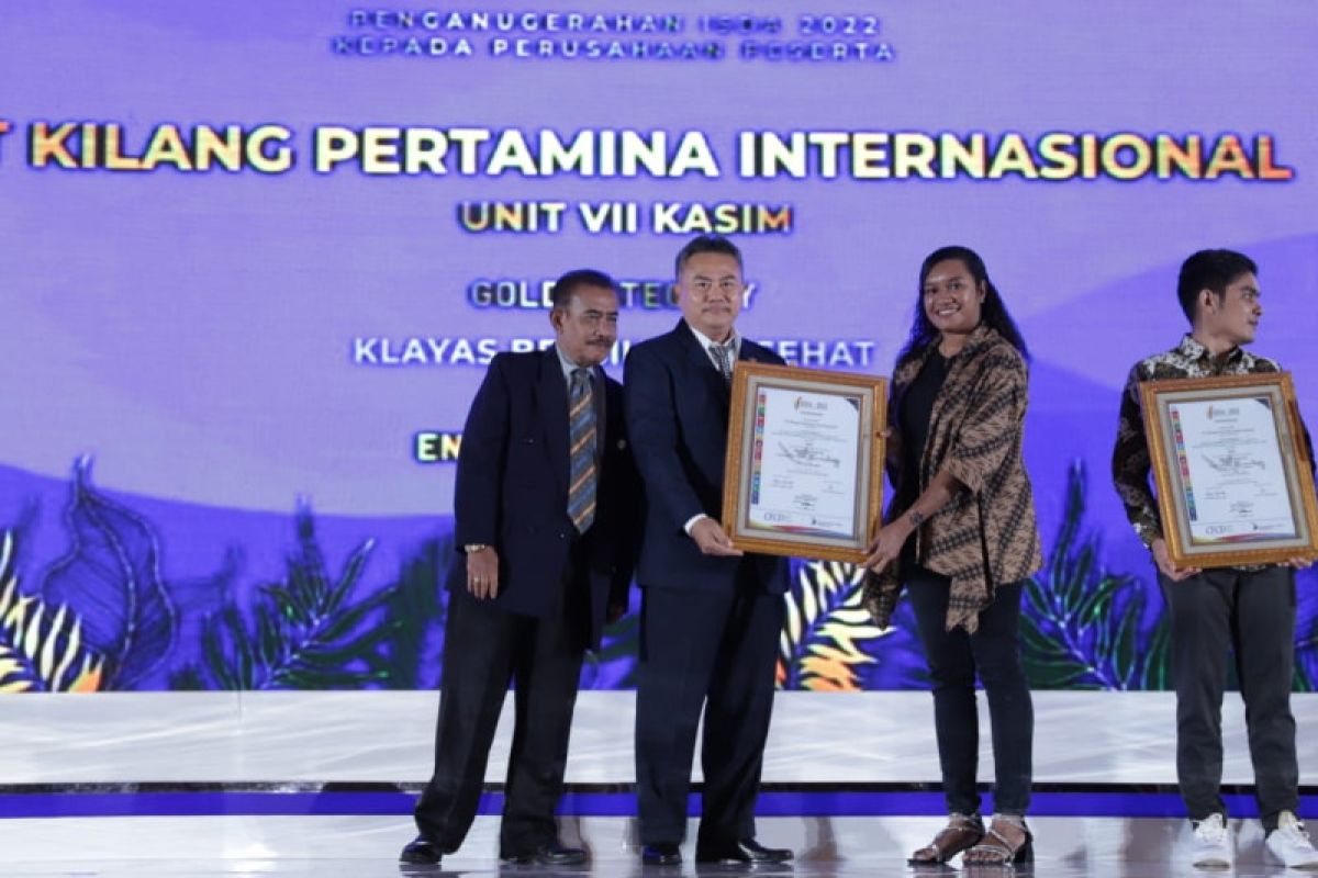 Pertamina RU VII Kasim Sorong sabet penghargaan ISDA 2022