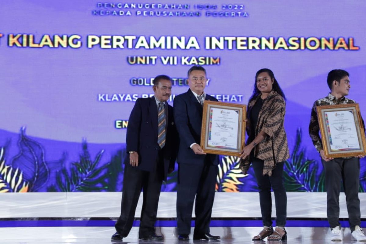 Pertamina RU VII Kasim Sorong Sabet Penghargaan ISDA 2022 - ANTARA News ...