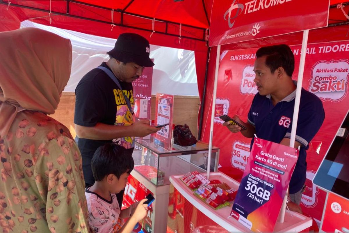 Telkomsel Perkuat Konektivitas Broadband 4G/LTE di Sail Tidore 2022