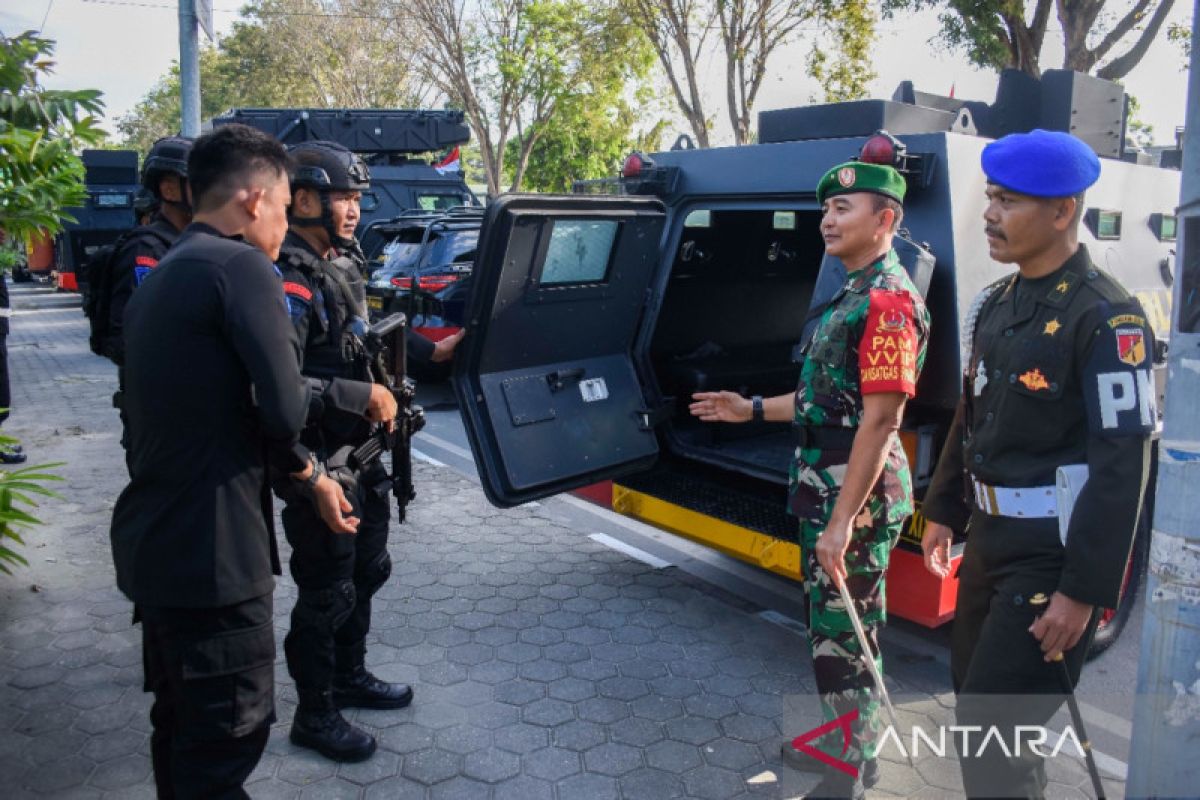 1.531 personel  disiagakan menjelang kedatangan Wapres di Palu