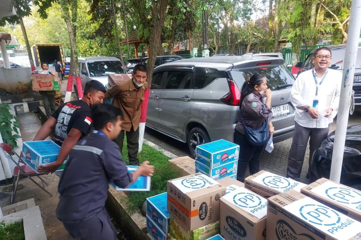 PT PP salurkan bantuan bagi korban bencana di Cianjur