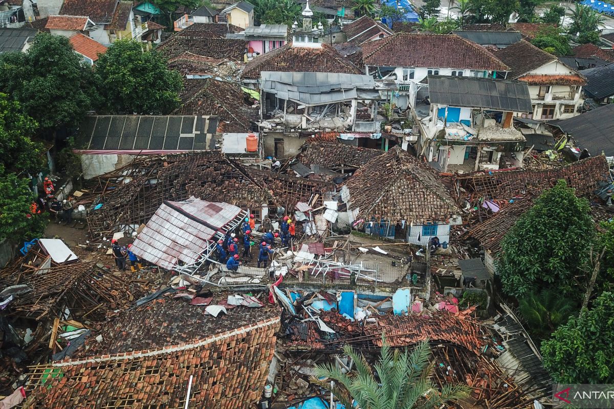 Hoaks! Pergeseran tanah setelah gempa Cianjur