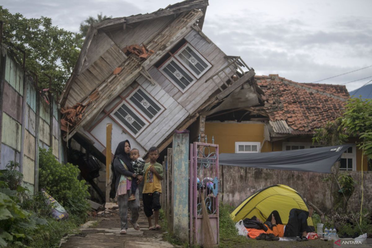 Terjadi 248 gempa susulan di Cianjur hingga Jumat