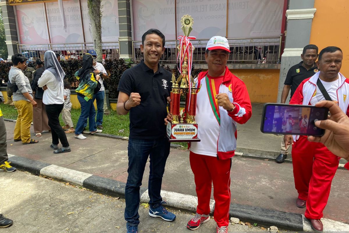 Juara umum Porprov, atlet Bengkalis panen bonus