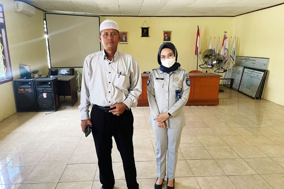 Jasa Raharja Banten gencarkan sosialisasi pembebasan denda PKB di Desa Argawana