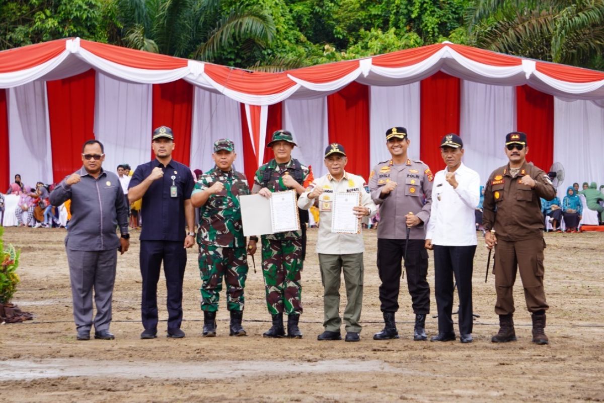 TNI resmi menutup program TMMD di Kabupaten OKI Sumsel